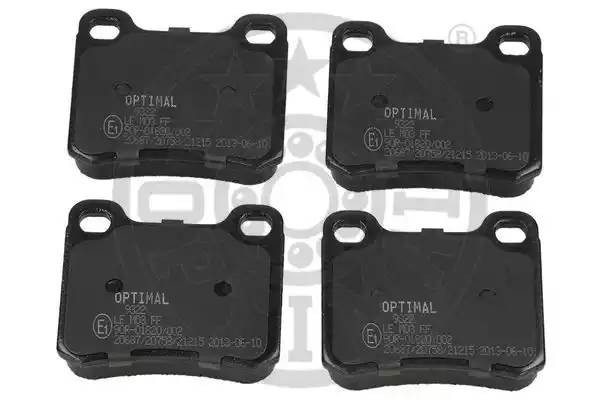 Комплект тормозных колодок, диско 9322 OPTIMAL