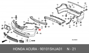Деталь 90101SHJA01 HONDA