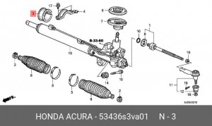 Деталь 53436S3VA01 HONDA