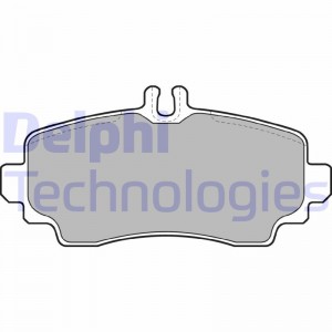 Комплект тормозных колодок, диско LP1401 DELPHI