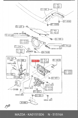Деталь KA01-51-SD6 MAZDA