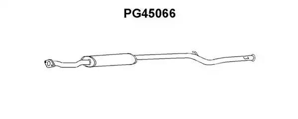 Предглушитель выхлопных газов PG45066 VENEPORTE