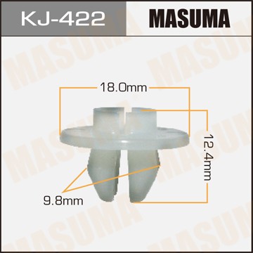 Клипса крепежная KJ422 MASUMA