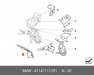 Деталь 41 14 7 111 291 BMW