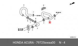 Деталь 79725SWAA00 HONDA