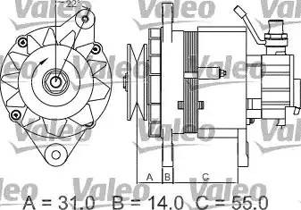Генератор 437145 VALEO PHC