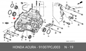 Подшипник приводного вала 91007PCJ003 HONDA