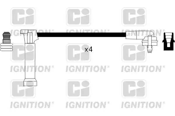 Ккомплект проводов зажигания XC897 QUINTON HAZELL