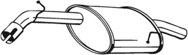 Глушитель выхлопных газов конечный 141-193 BOSAL