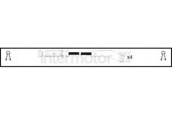Ккомплект проводов зажигания 73862 STANDARD