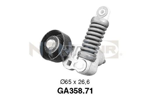 Натяжной ролик, поликлиновой  ремень GA35871 NTN SNR