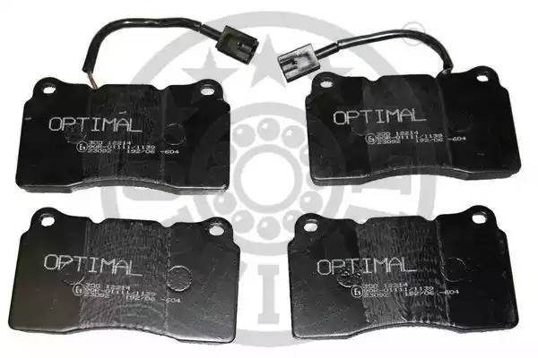 Комплект тормозных колодок, диско 12214 OPTIMAL