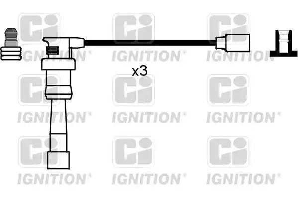 Ккомплект проводов зажигания XC683 QUINTON HAZELL