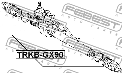 Пыльник рулевой рейки TRKB-GX90 FEBEST
