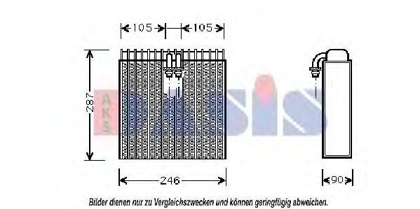 Испаритель, кондиционер 820224N AKS DASIS