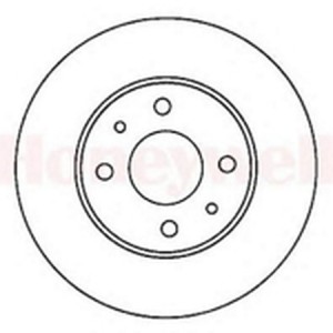 Тормозной диск 562365B BENDIX JURID