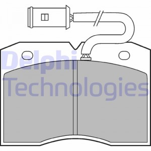 Колодки тормозные дисковые LP2164 DELPHI