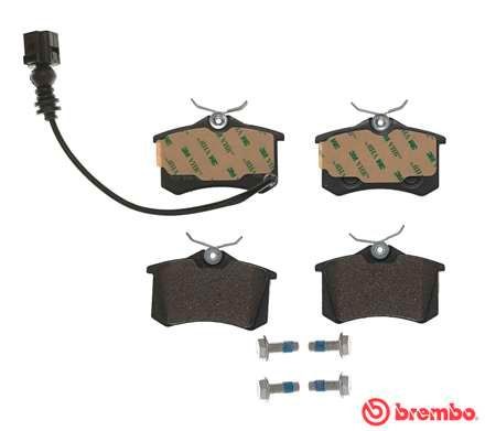 Комплект тормозных колодок, диско P85066 BREMBO