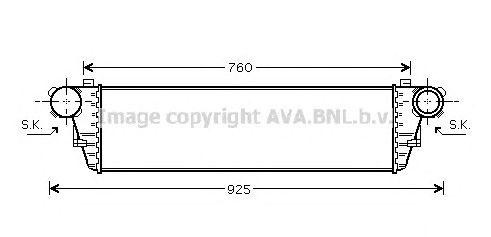 Интеркулер MS4379 AVA