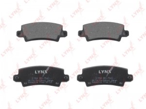 Колодки тормозные дисковые BD-7541 LYNXAUTO