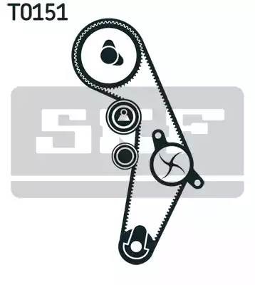 Комплект ремня ГРМ VKMA 01918 SKF