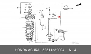 Амортизатор 52611SD2004 HONDA