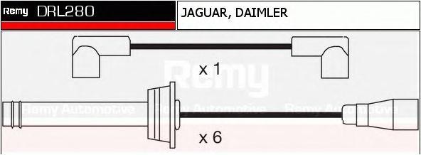Ккомплект проводов зажигания DRL280 DELCO REMY