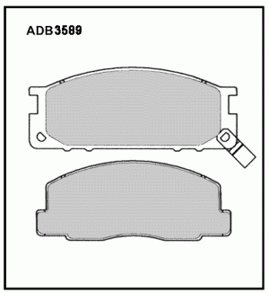 Колодки тормозные дисковые ADB3589 ALLIED NIPPON