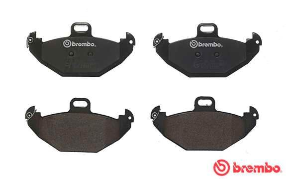 Комплект тормозных колодок, диско P68021 BREMBO