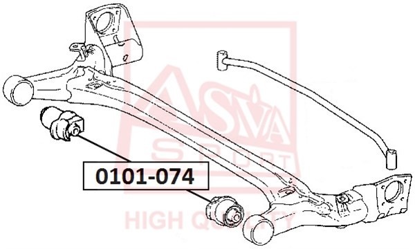 Сайлентблок 0101-074 ASVA