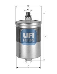 Топливный фильтр 31.563.00 UFI