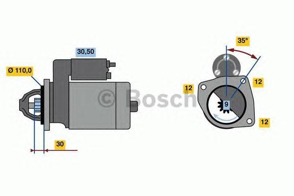 Стартер 0 001 218 767 BOSCH