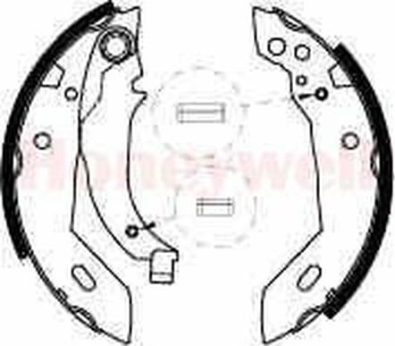 Комплект тормозных колодок 361377B BENDIX JURID