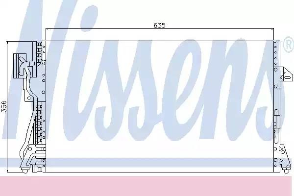 Конденсатор, кондиционер 94265 NISSENS