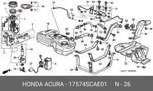 Деталь 17574SCAE01 HONDA