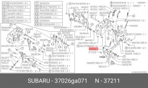 Деталь 37026GA071 SUBARU