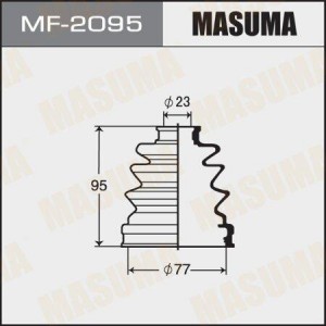 Пыльник ШРУСа MF-2095 MASUMA