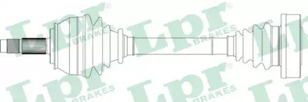 Приводной вал DS13053 LPR