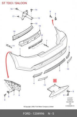 Деталь 1 204 996 FORD