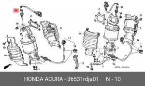 Лямбда-зонд 36531RDJA01 HONDA