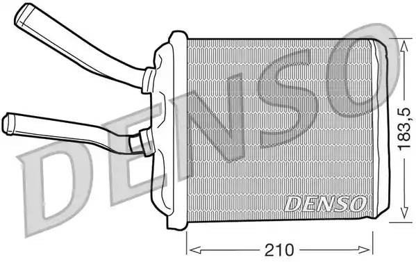Теплообменник, отопление салона DRR01010 DENSO