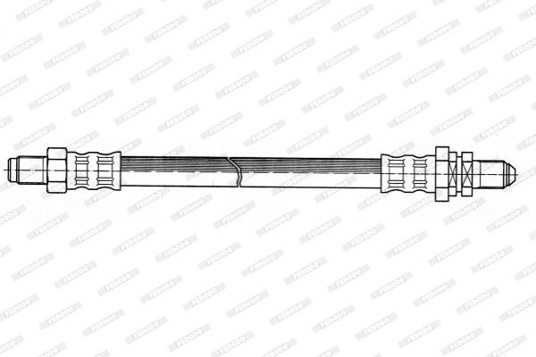 Тормозной шланг FHY2045 FERODO