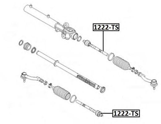 Тяга рулевая 1222-TS ASVA