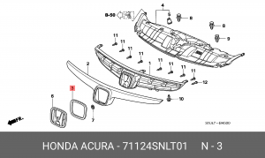 Деталь 71124SNLT01 HONDA
