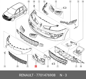 Деталь 7701476908 RENAULT