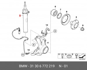 Амортизатор подвески 31 30 6 772 219 BMW