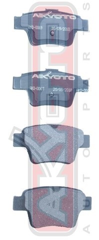 Колодки тормозные дисковые AKD-0069 AKYOTO