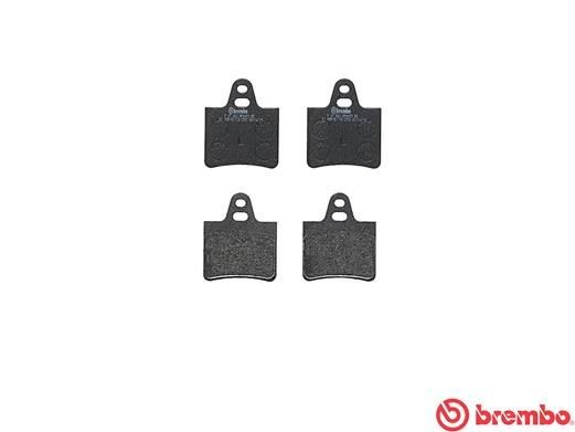 Комплект тормозных колодок, диско P61062 BREMBO