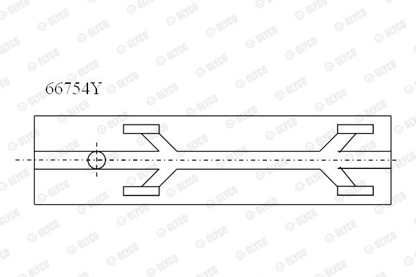 Подшипник 66754Y GLYCO