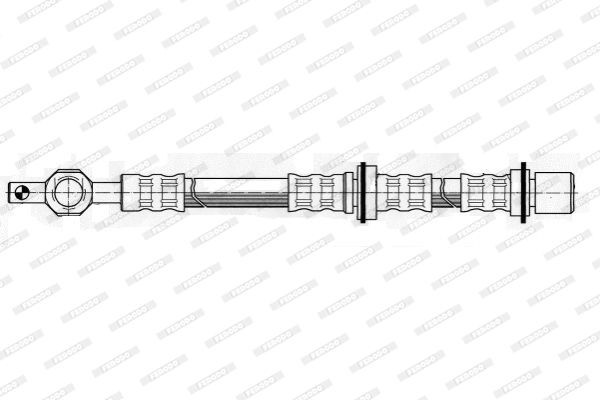 Тормозной шланг FHY2153 FERODO